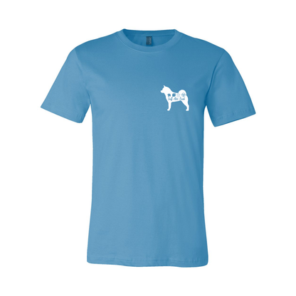 Akita Scent Sniff F/B Unisex SS Jersey Tee - WagALotBowWow