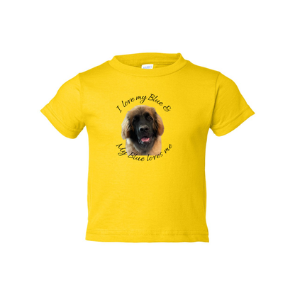 Love Blue Toddler Cotton Jersey Tee - WagALotBowWow