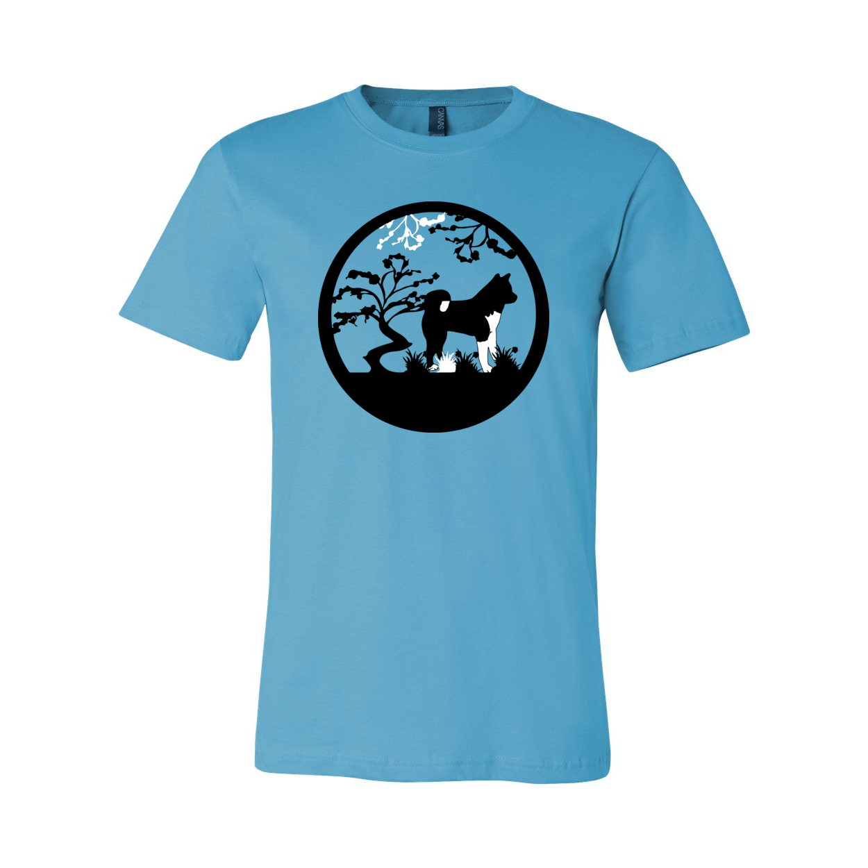 Akita Tree Short Sleeve - WagALotBowWow