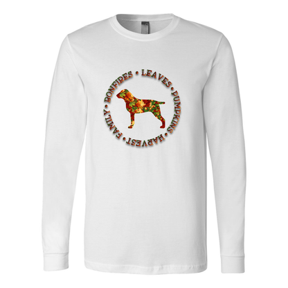 Fall Bracco Italiano Long Sleeve Jersey Tee - WagALotBowWow