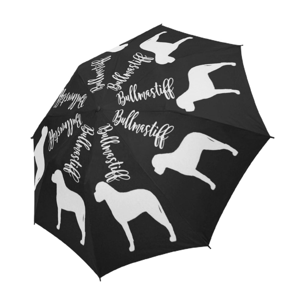 Bullmastiff Umbrella Semi-Automatic Foldable - WagALotBowWow