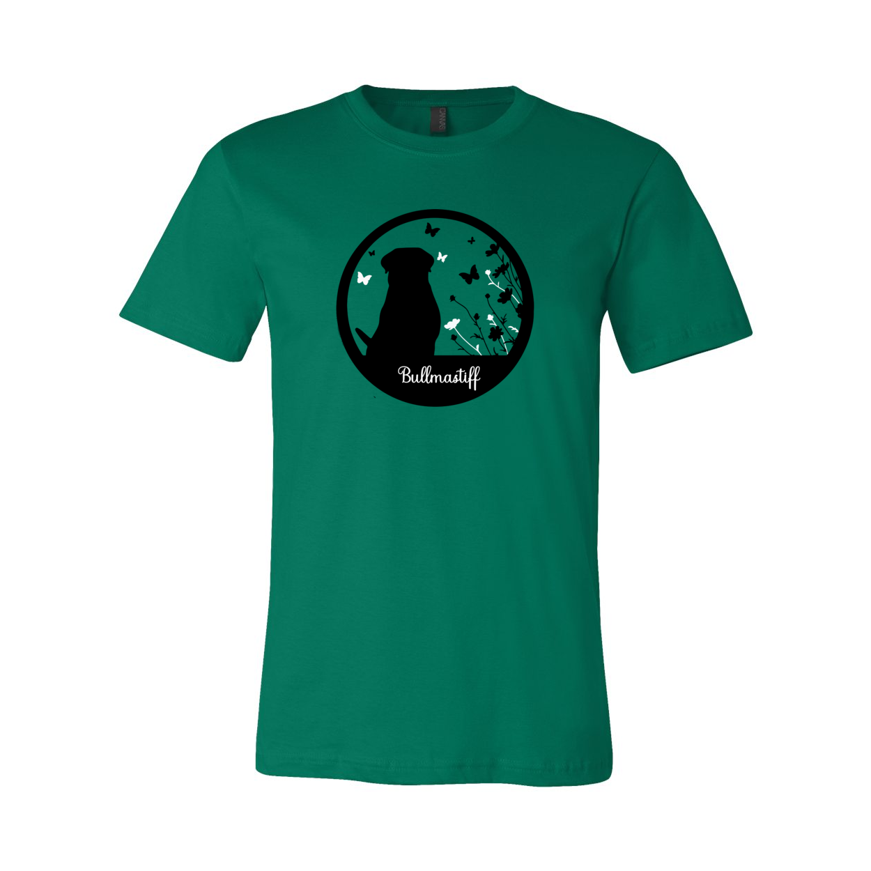 Bullmastiff Flowers Unisex SS 2XL,3XL,4XL - WagALotBowWow