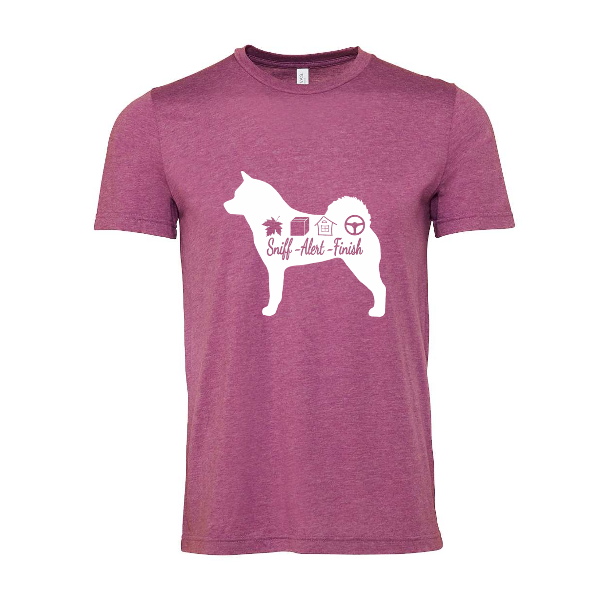 Akita Scent Sniff Unisex SS Jersey Tee - WagALotBowWow