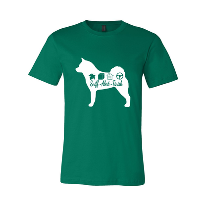 Akita Scent Sniff Unisex SS Jersey Tee - WagALotBowWow