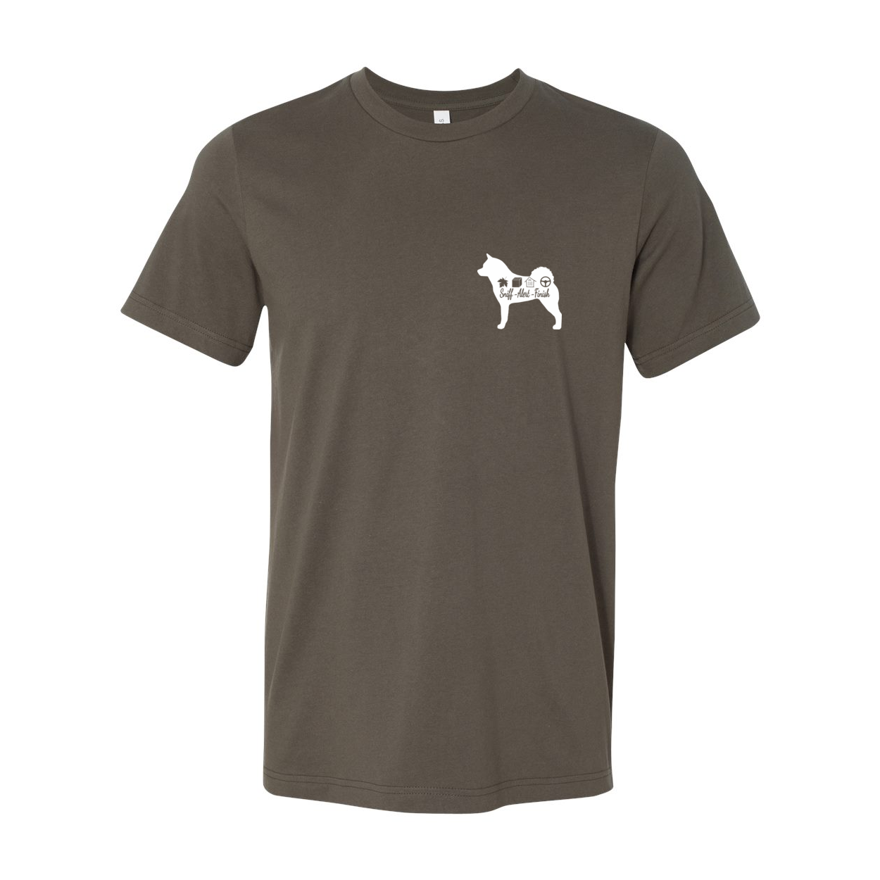 Akita Scent Sniff F/B Unisex SS Jersey Tee - WagALotBowWow