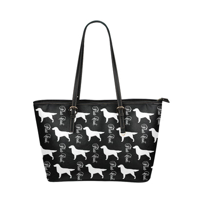 Flat Coat Leather Tote - WagALotBowWow