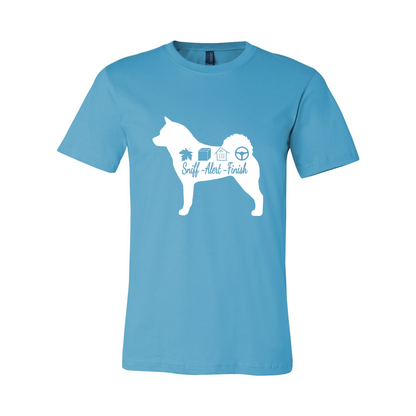 Akita Scent Sniff Unisex SS Jersey Tee - WagALotBowWow
