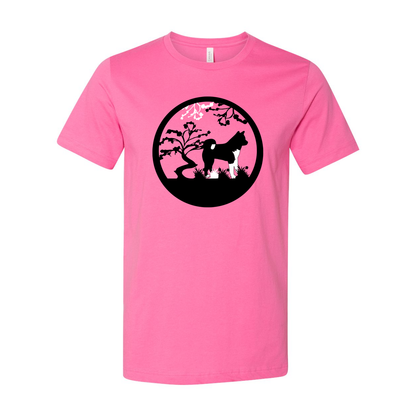 Akita Tree Short Sleeve - WagALotBowWow