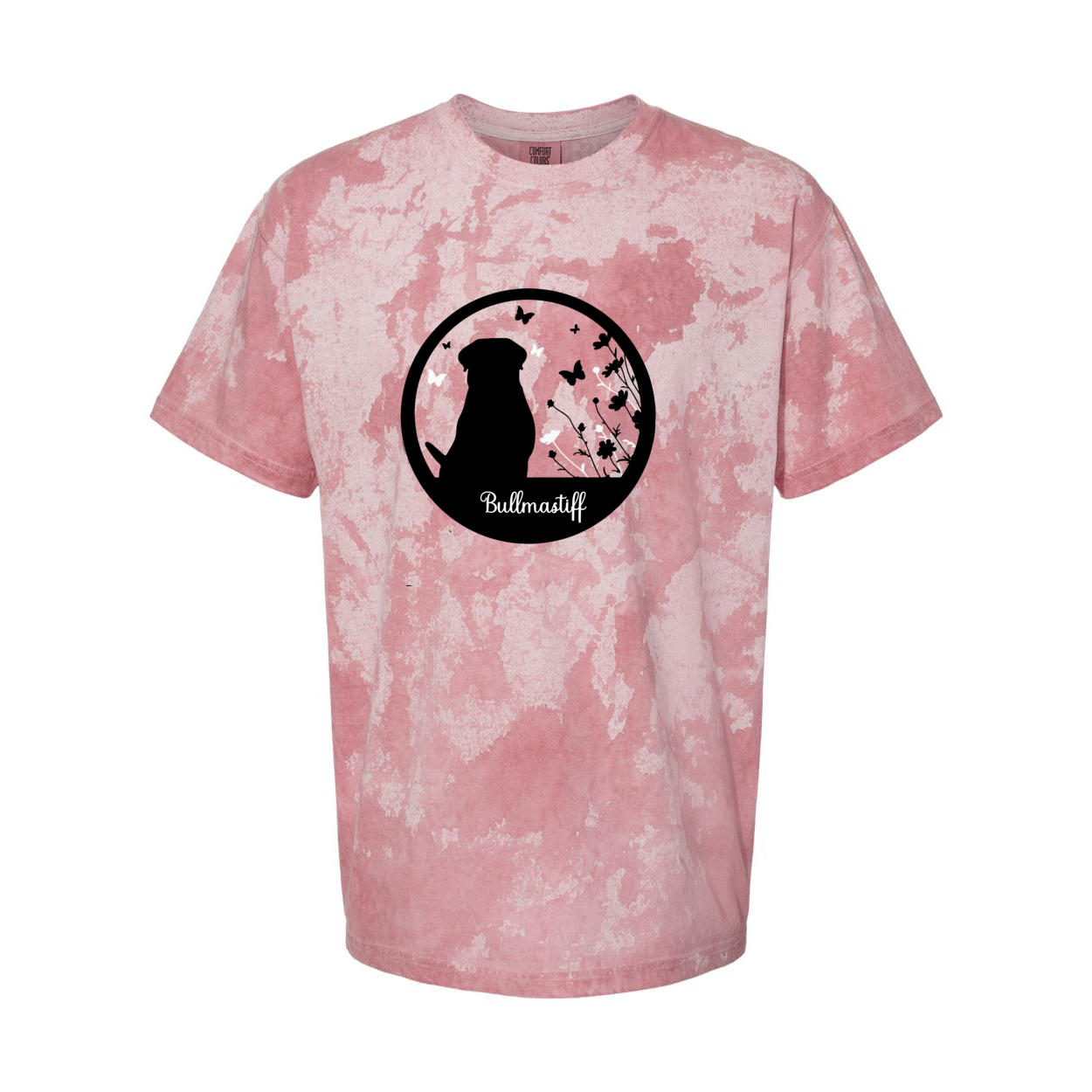 Bullmastiff Flowers Colorblast T-Shirt - WagALotBowWow