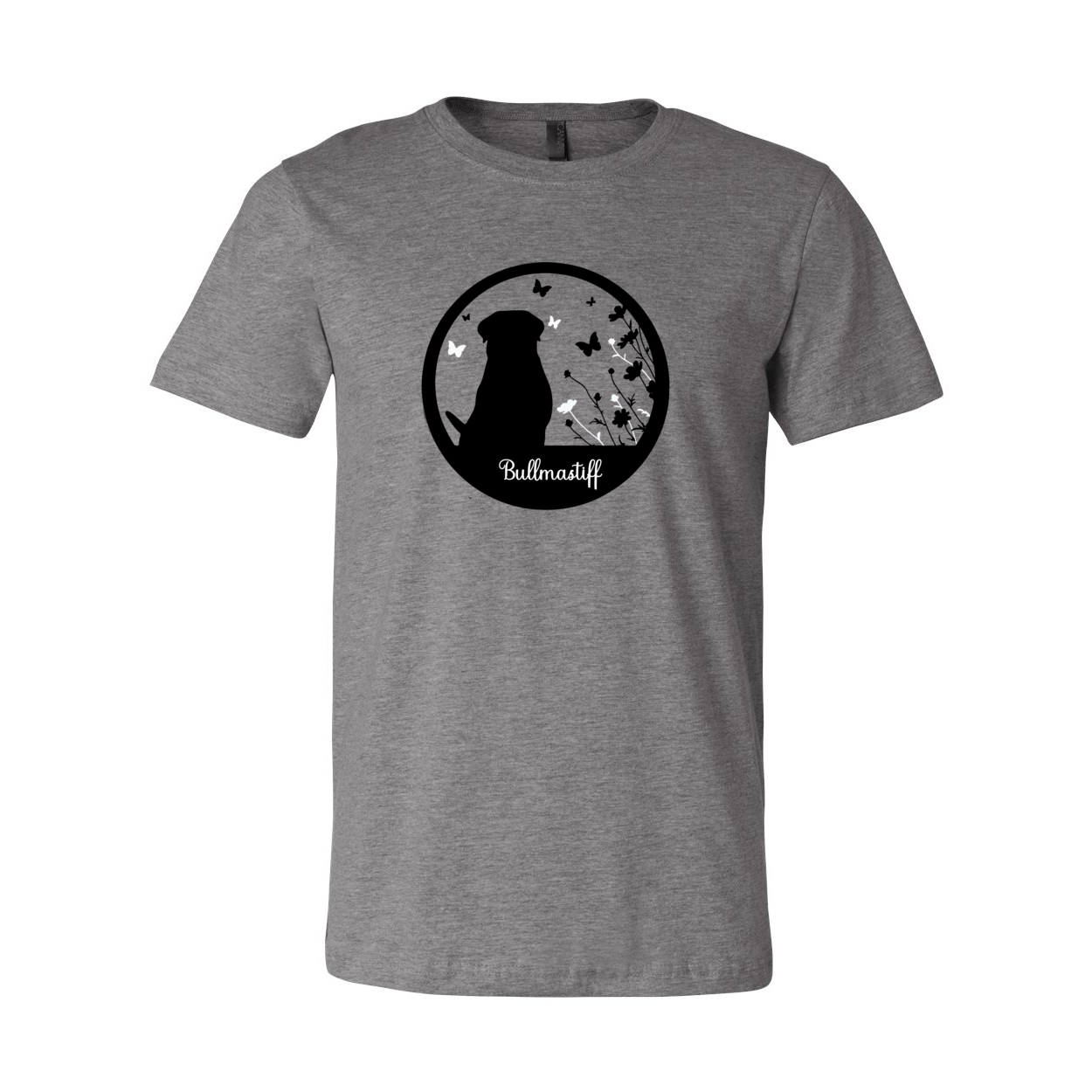 Bullmastiff Flowers Unisex SS 2XL,3XL,4XL - WagALotBowWow