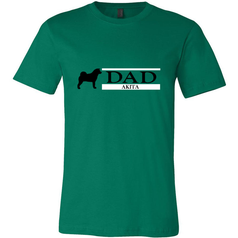 Akita Dad Unisex Short Sleeve Jersey Tee - WagALotBowWow