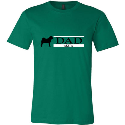 Akita Dad Unisex Short Sleeve Jersey Tee - WagALotBowWow