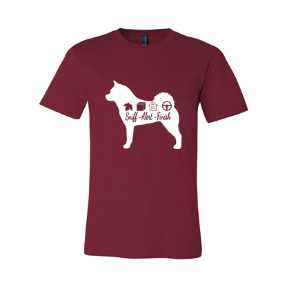 Akita Scent Sniff Unisex SS Jersey Tee - WagALotBowWow