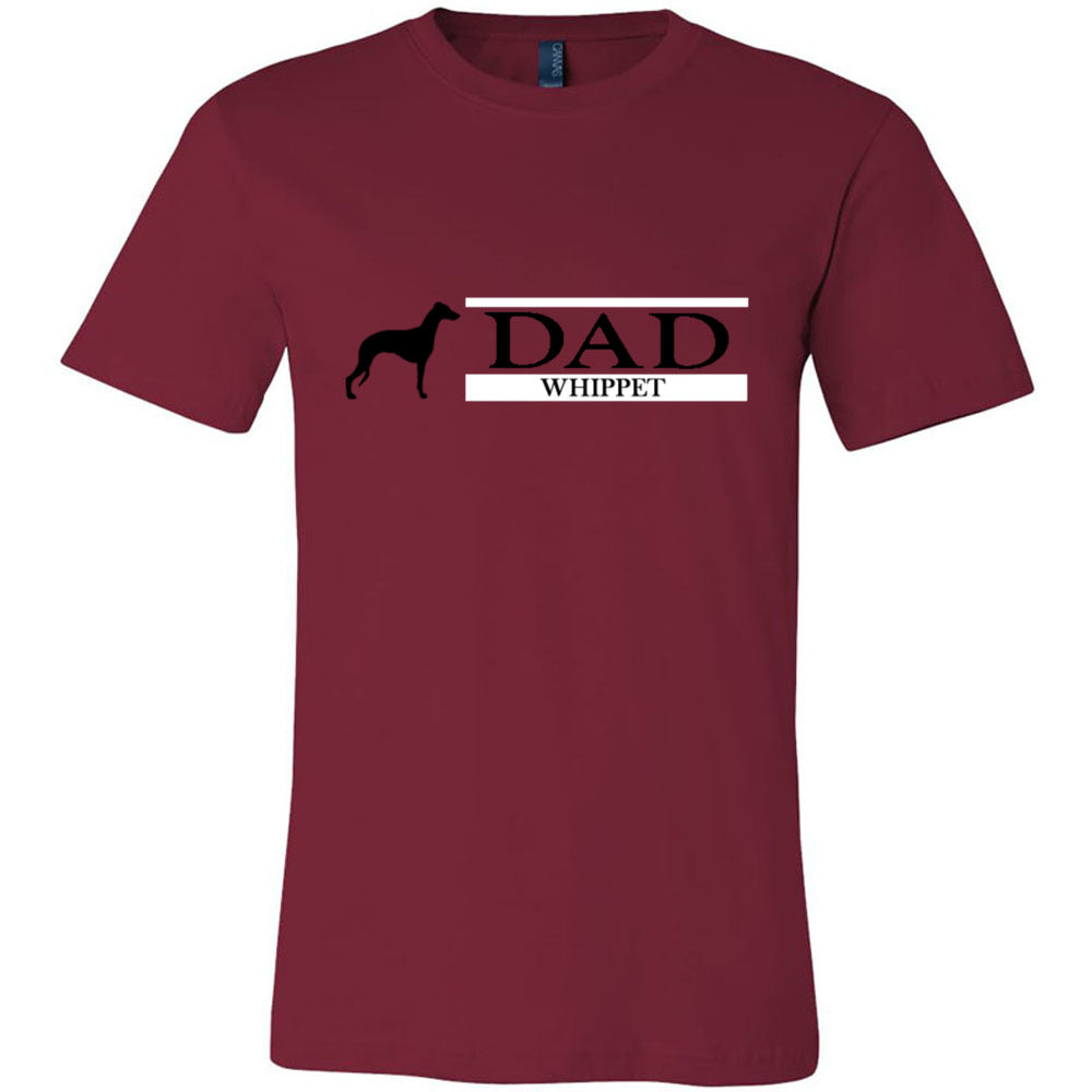 Whippet Dad Unisex Short Sleeve Jersey Tee - WagALotBowWow