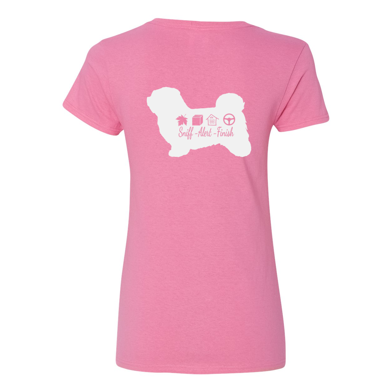 Havanese Scent F/B Women's V-Neck T-Shirt - WagALotBowWow