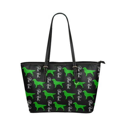Flat Coat Leather Tote - WagALotBowWow