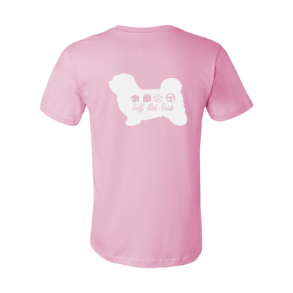 Havanese Scent F/B Unisex SS Jersey Tee - WagALotBowWow