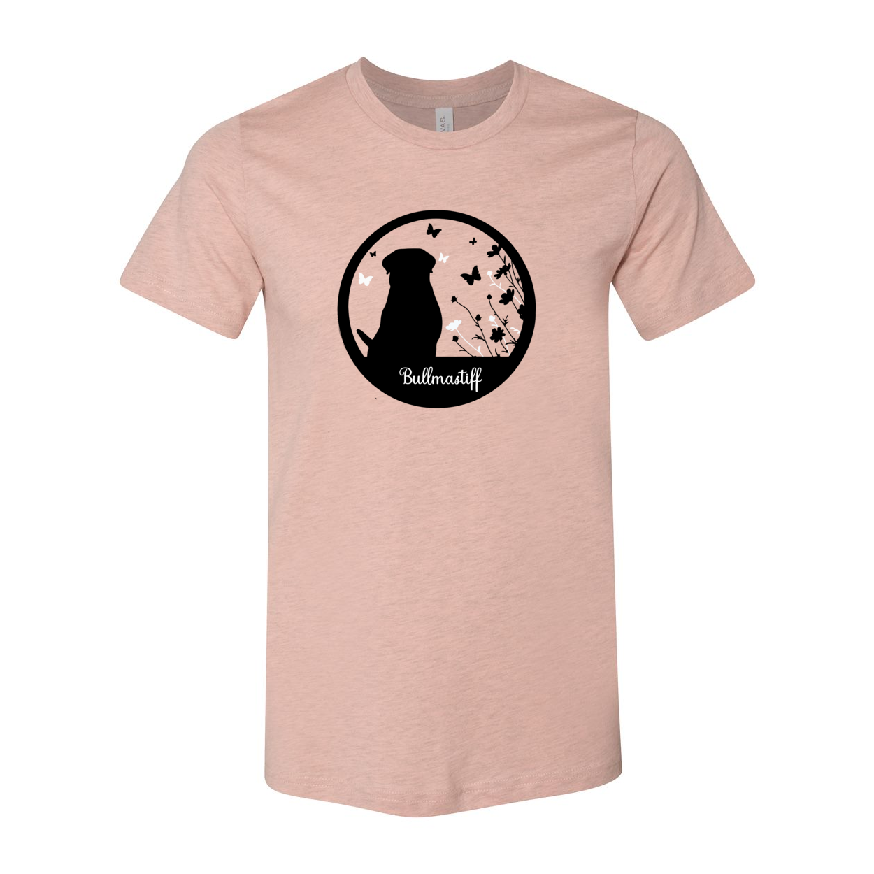 Bullmastiff Flowers Unisex SS 2XL,3XL,4XL - WagALotBowWow