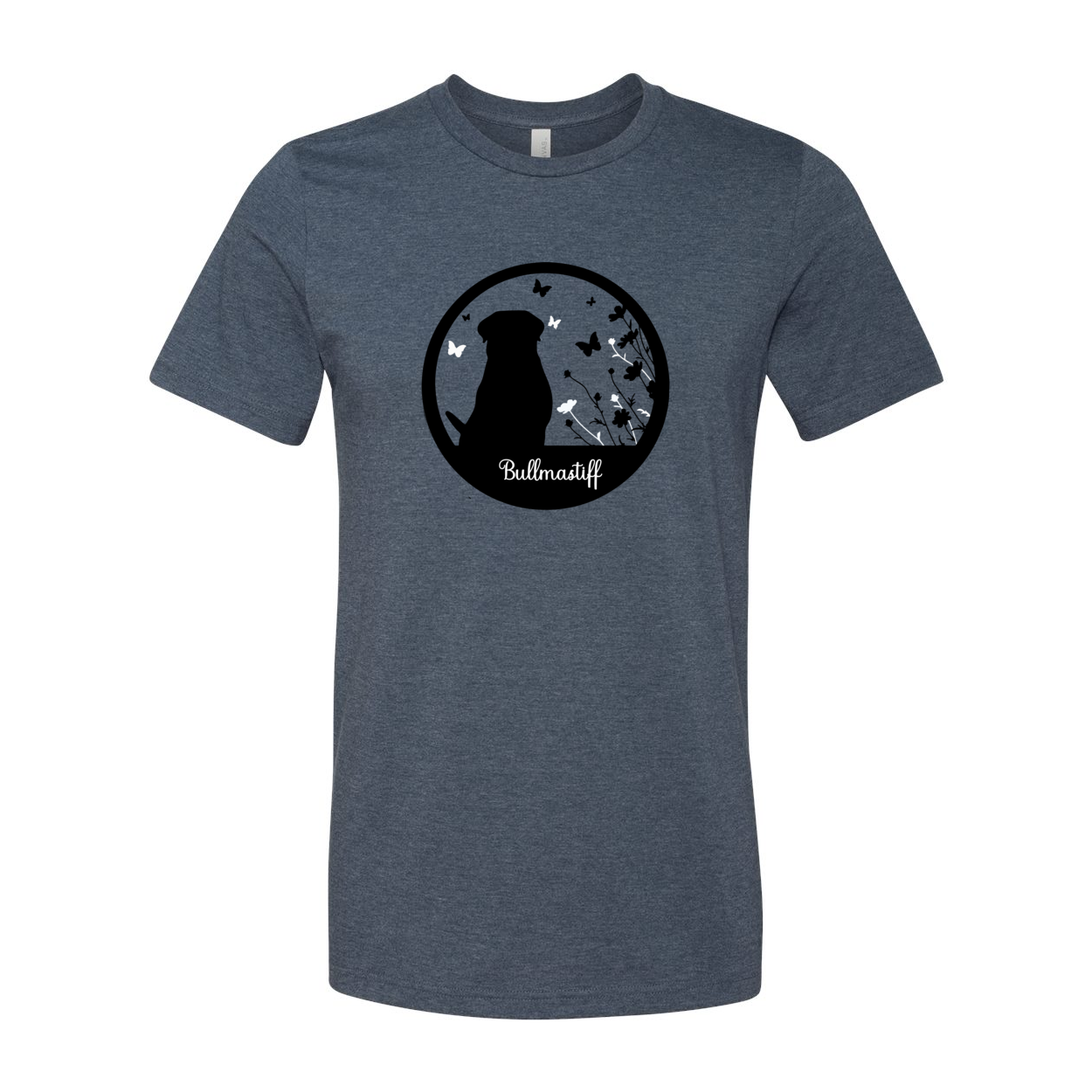Bullmastiff Flowers Unisex SS 2XL,3XL,4XL - WagALotBowWow