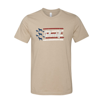 Test Flag Unisex Short Sleeve Jersey Tee - WagALotBowWow