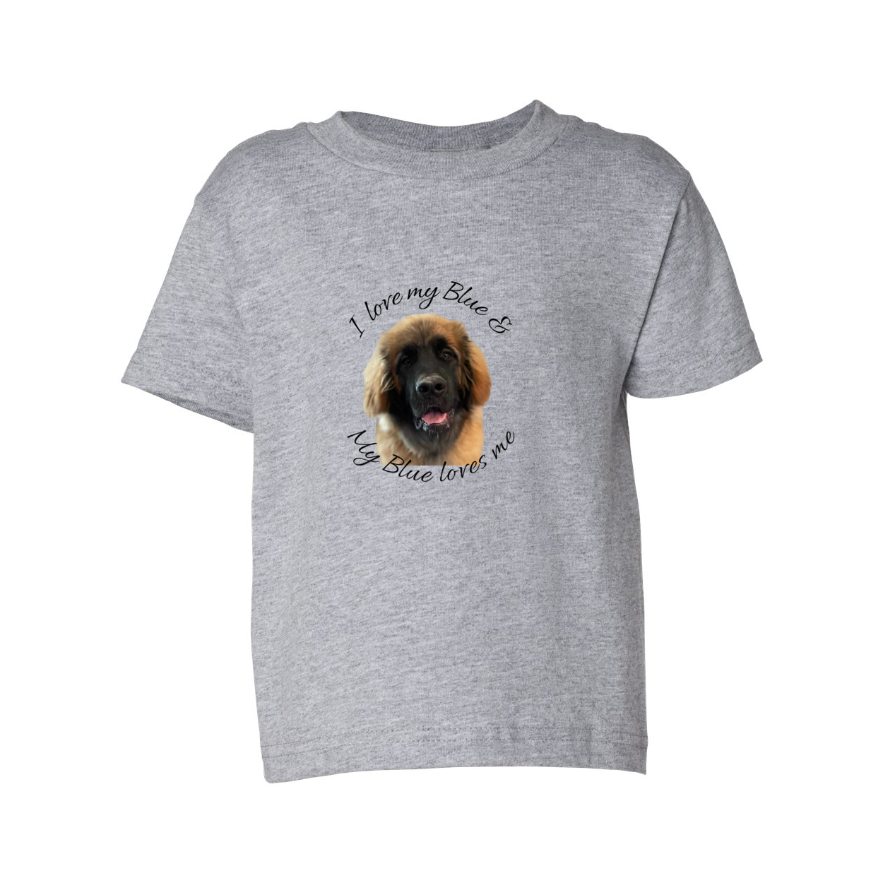 Love Blue Toddler Cotton Jersey Tee - WagALotBowWow