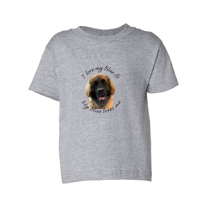 Love Blue Toddler Cotton Jersey Tee - WagALotBowWow