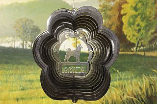 12"Dog Breed Wind Spinner - Copper - WagALotBowWow