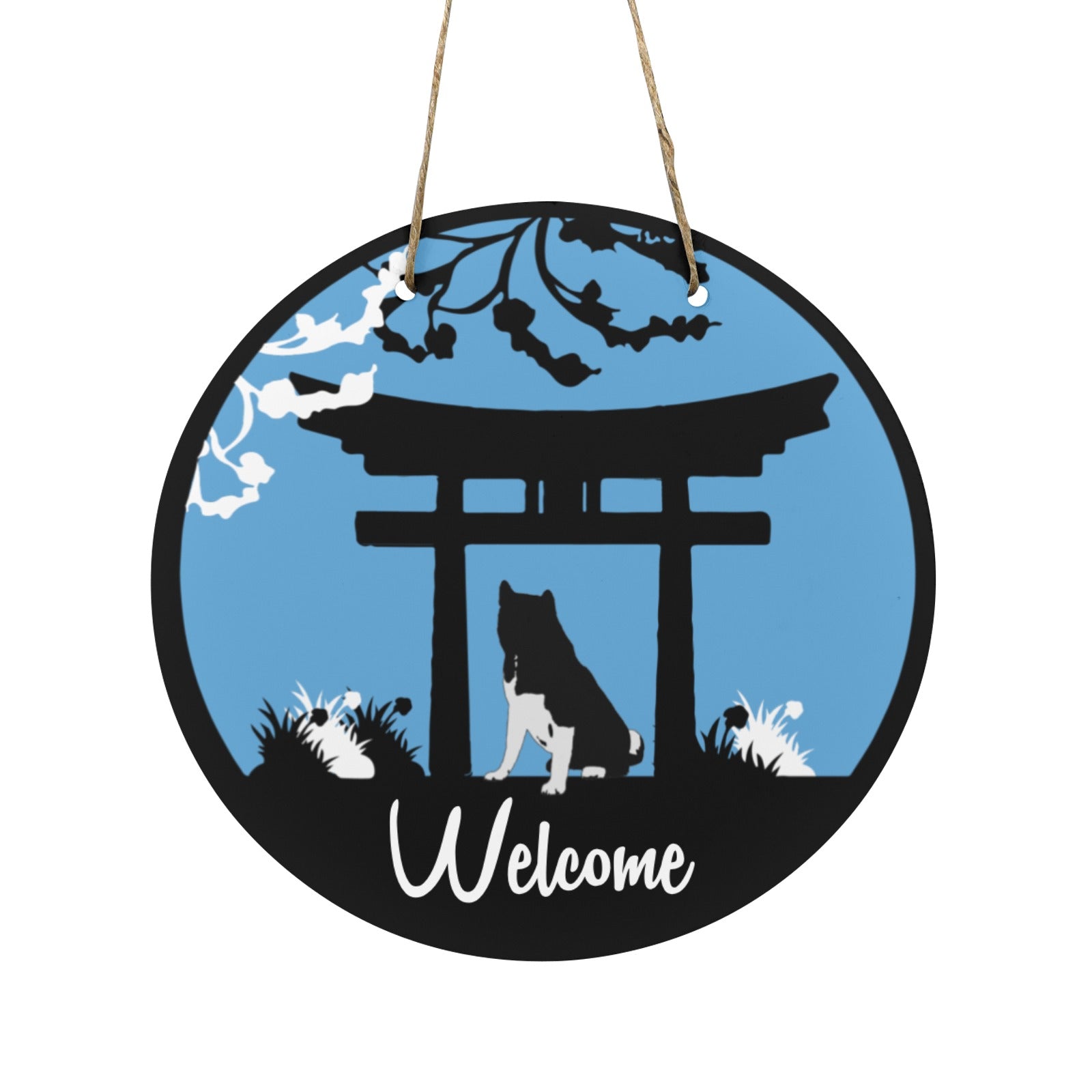 Custom Wooden Door Sign - WagALotBowWow