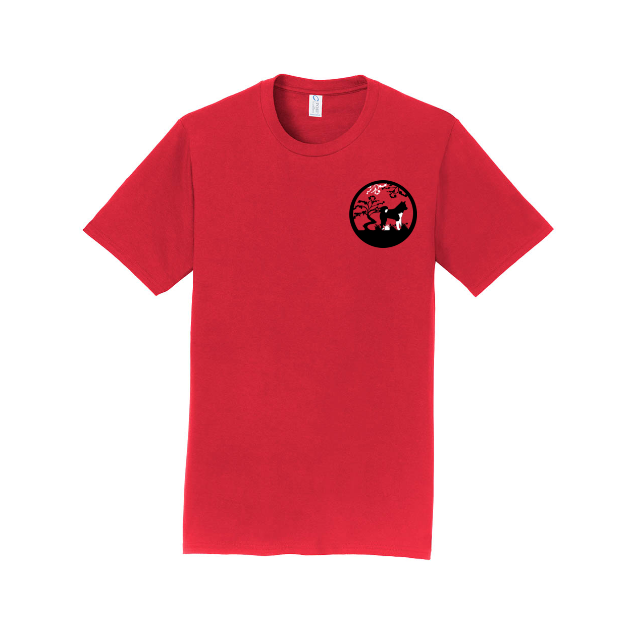 Akita Tree & Gate SS - WagALotBowWow