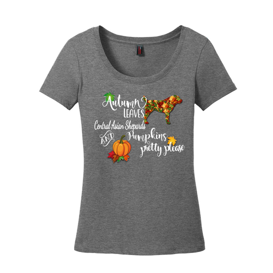 CAS Autumn Scoop Neck Tee - WagALotBowWow