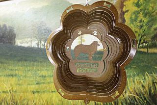 12"Dog Breed Wind Spinner - Copper - WagALotBowWow