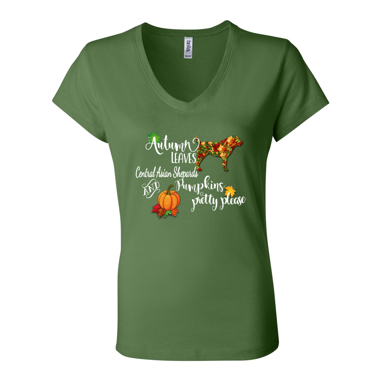 CAS Autumn Short Sleeve Jersey V-Neck Tee - WagALotBowWow