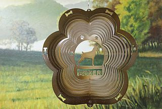 12"Dog Breed Wind Spinner - Copper - WagALotBowWow