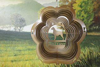 12"Dog Breed Wind Spinner - Copper - WagALotBowWow