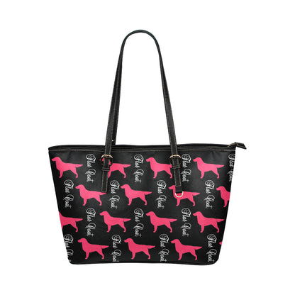 Flat Coat Leather Tote - WagALotBowWow