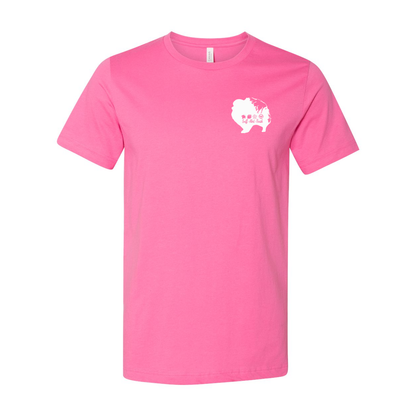 Pomeranian Scent F/B Unisex SS Jersey Tee - WagALotBowWow