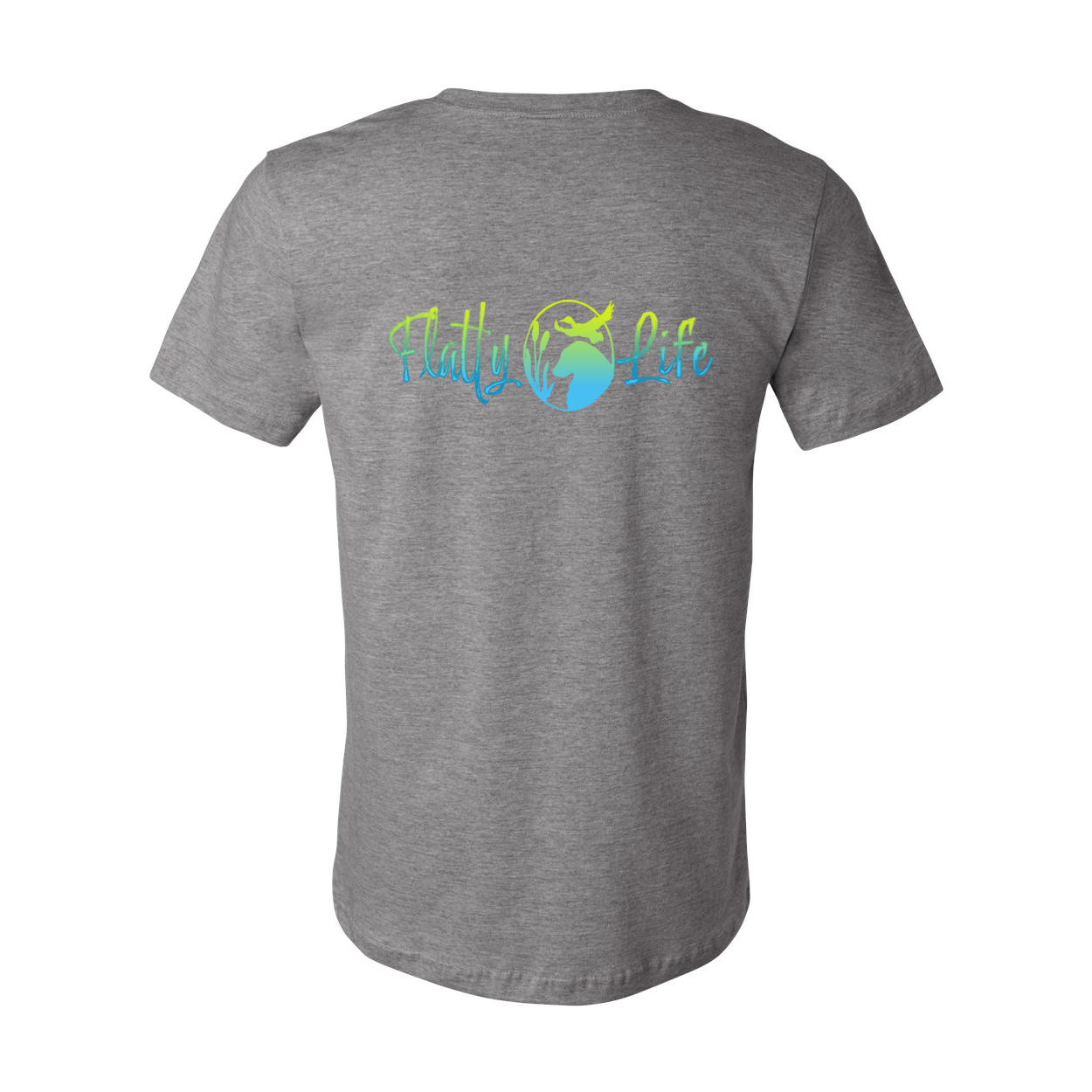 Flatty Life Front/Back Unisex SS Jersey Tee - WagALotBowWow