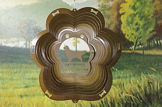 12"Dog Breed Wind Spinner - Copper - WagALotBowWow