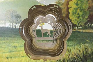 12"Dog Breed Wind Spinner - Copper - WagALotBowWow