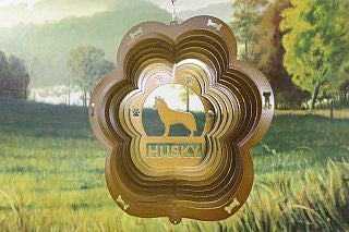 12"Dog Breed Wind Spinner - Copper - WagALotBowWow