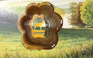 12"Dog Breed Wind Spinner - Copper - WagALotBowWow
