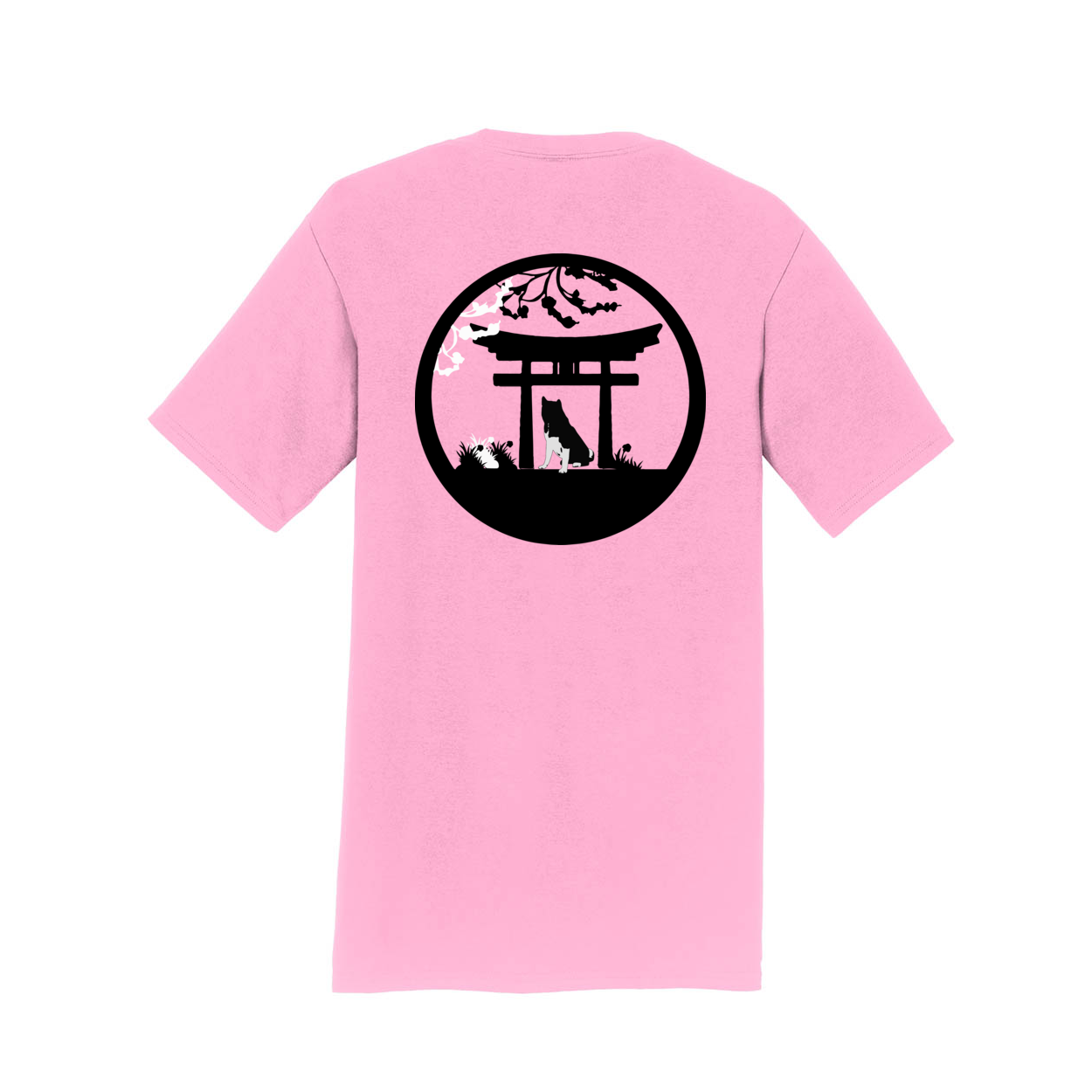 Akita Tree & Gate SS - WagALotBowWow