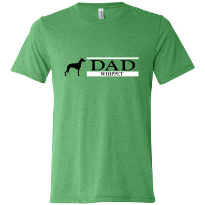 Whippet Dad Unisex Triblend Short Sleeve Tee - WagALotBowWow