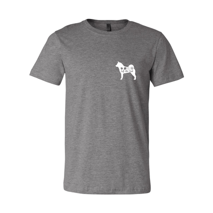 Akita Scent Sniff F/B Unisex SS Jersey Tee - WagALotBowWow
