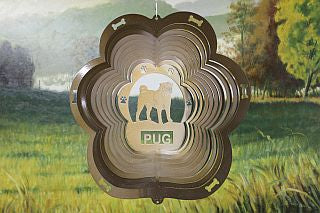 12"Dog Breed Wind Spinner - Copper - WagALotBowWow