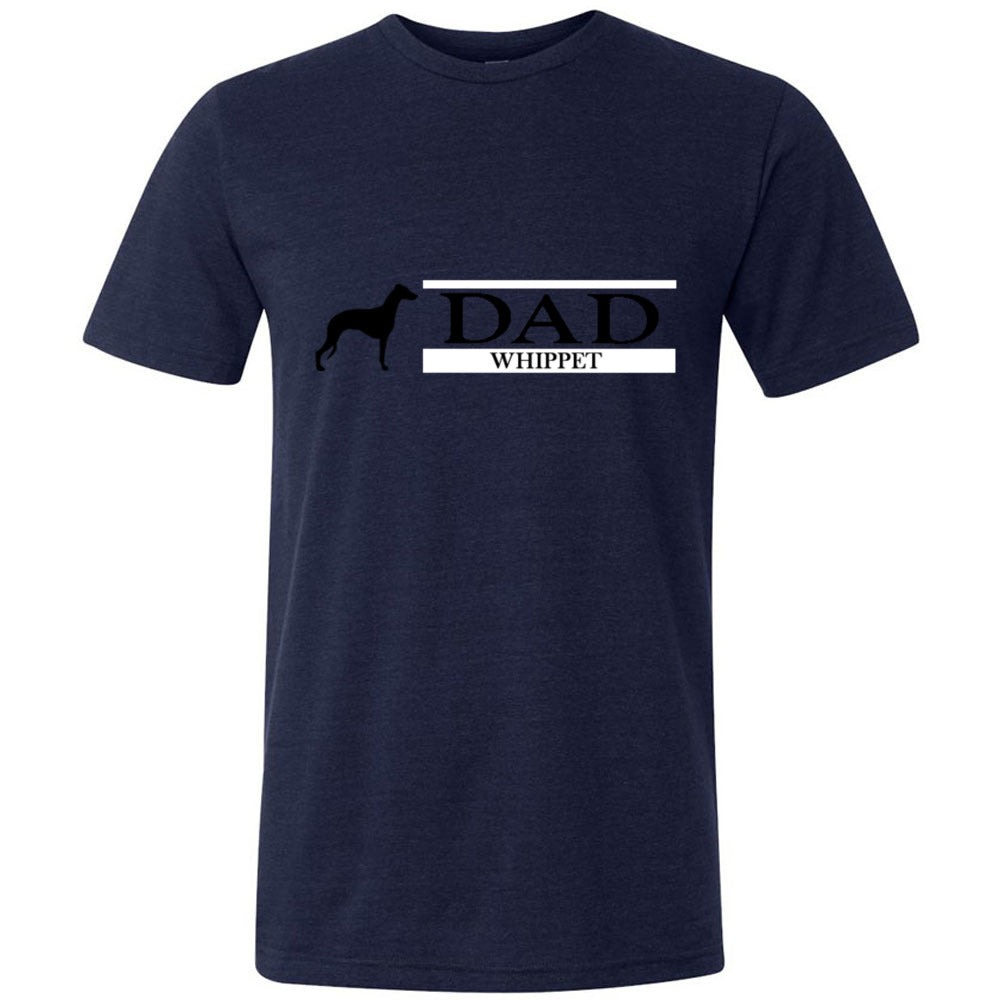 Whippet Dad Unisex Triblend Short Sleeve Tee - WagALotBowWow