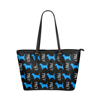 PBGV Leather Tote - WagALotBowWow