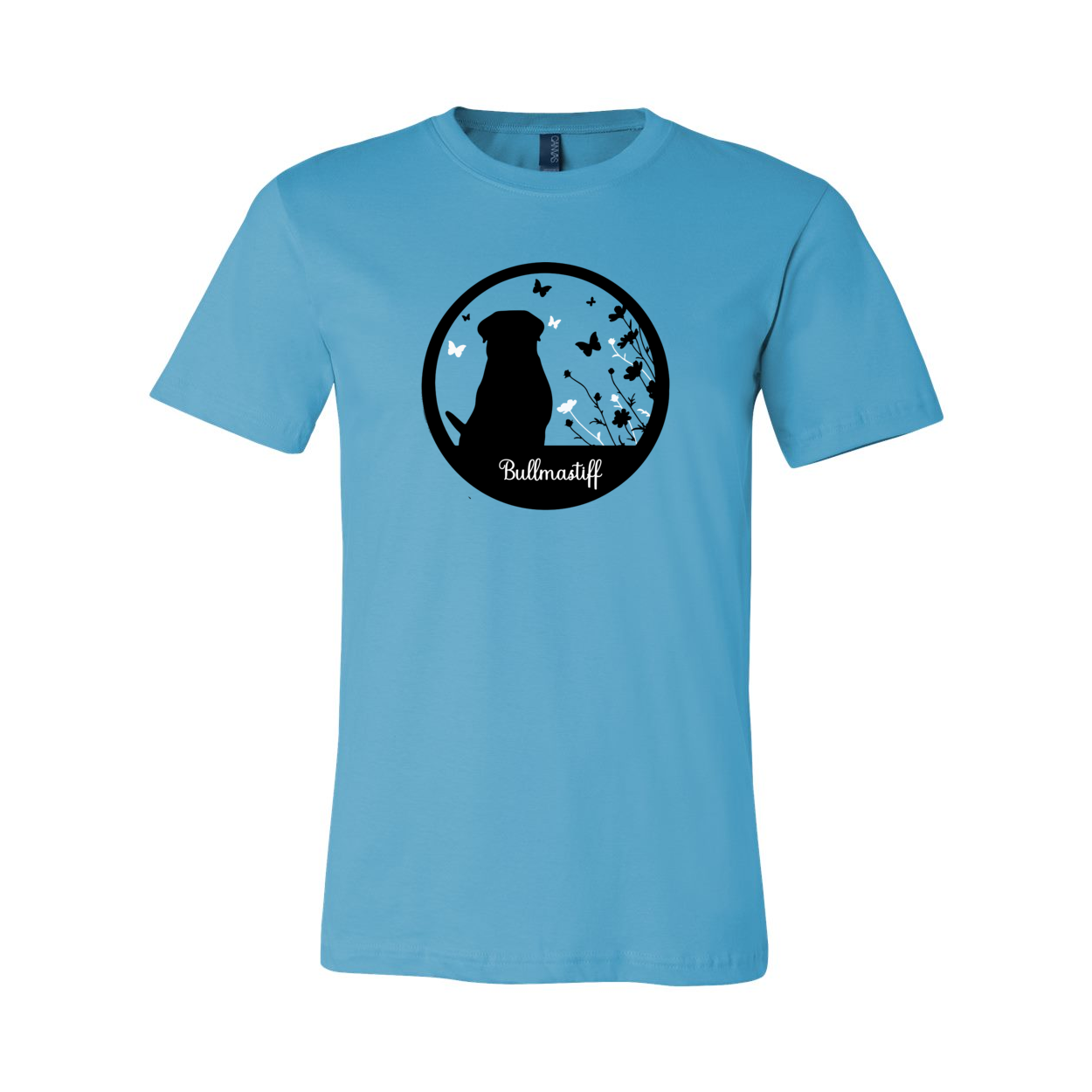 Bullmastiff Flowers Unisex SS 2XL,3XL,4XL - WagALotBowWow