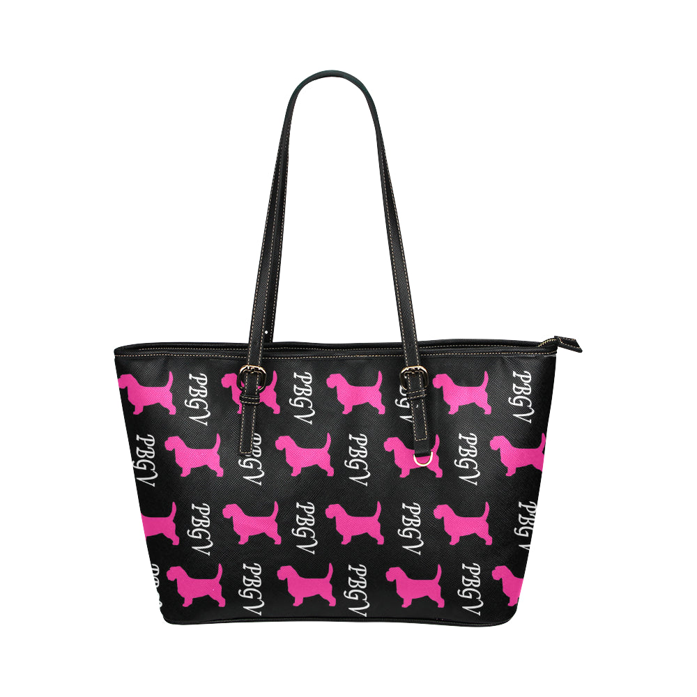 PBGV Leather Tote - WagALotBowWow