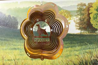 12"Dog Breed Wind Spinner - Copper - WagALotBowWow